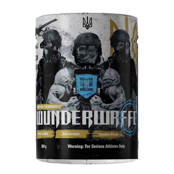 Przedtreningówka Wunderwaffe World War III Edition 360g, bardzo silna formuła z Eria Jarensis i kreatyną azotanową