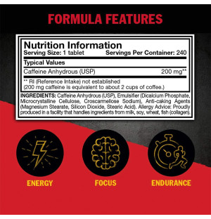 Product composition Mutant Caffeine 240 kaps.