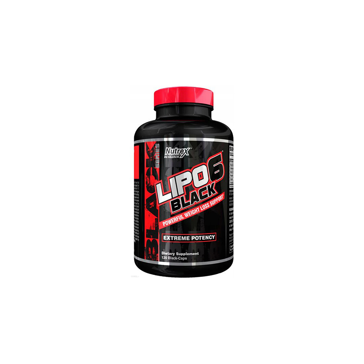 Nutrex LIPO6 BLACK Weight Loss Support 60 caps.