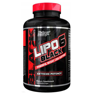 Nutrex LIPO6 BLACK Weight Loss Support 60 caps.