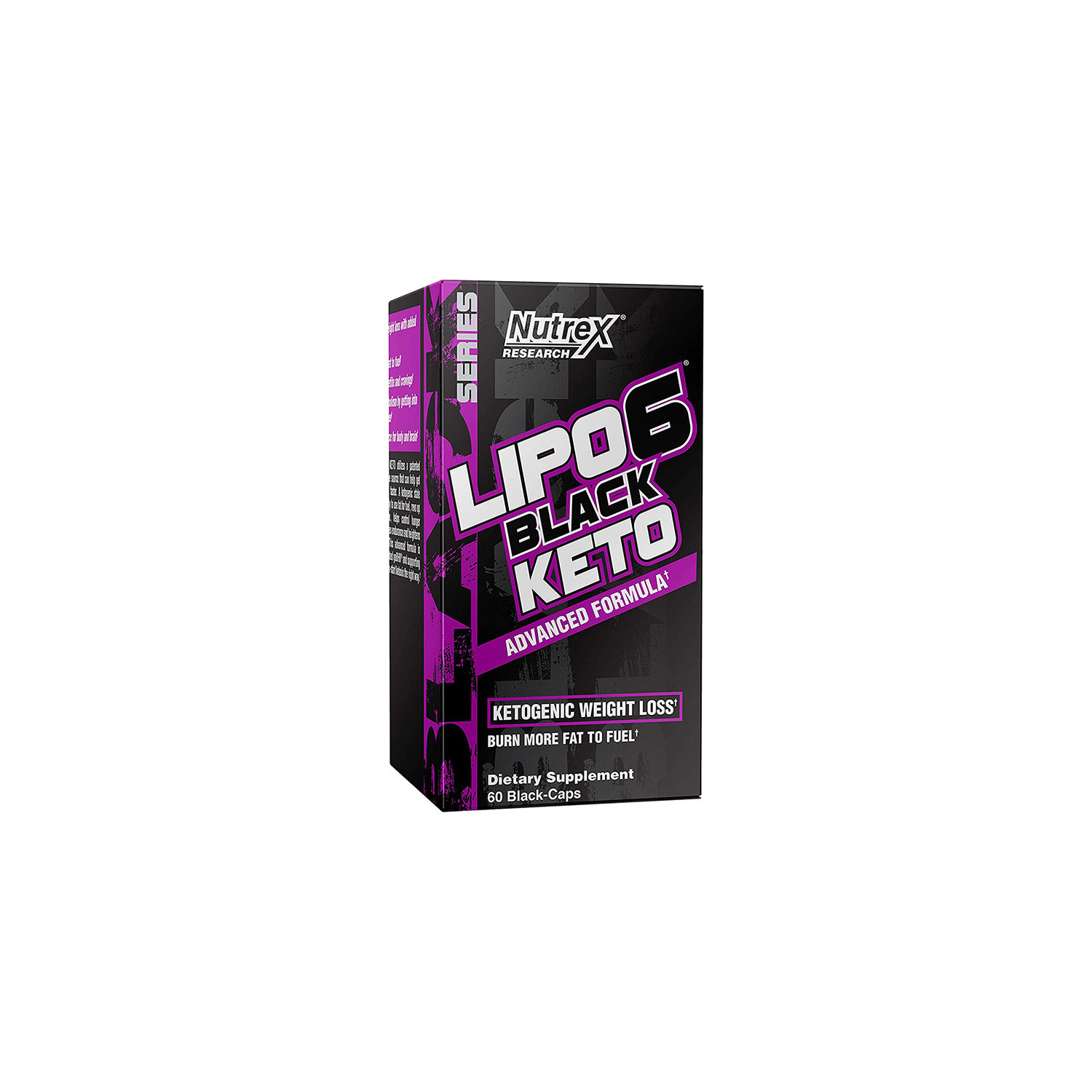 Nutrex LIPO6 BLACK KETO Advanced Formula 60 kaps.