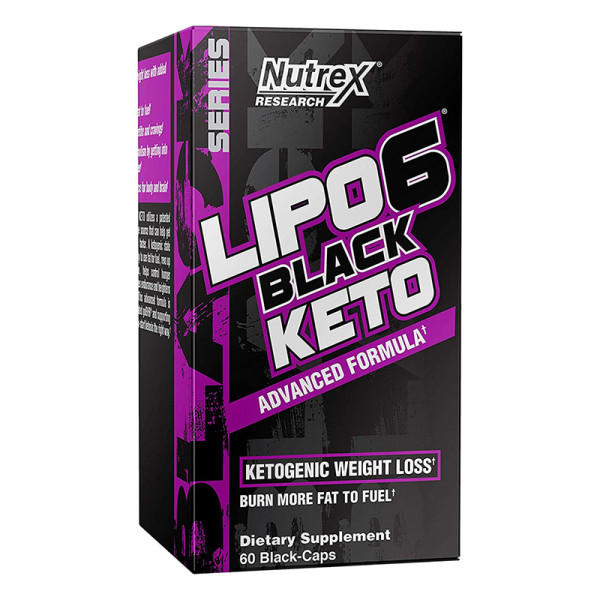 Nutrex LIPO6 BLACK KETO Advanced Formula 60 caps.