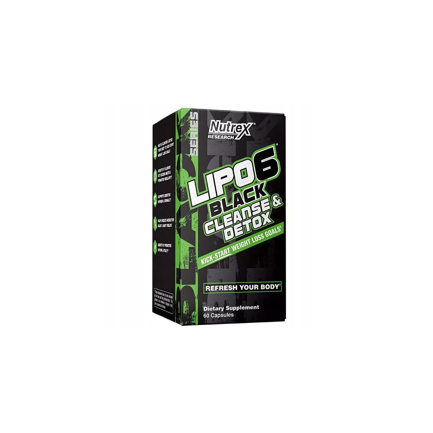 Nutrex LIPO6 BLACK Cleanse & Detox 60 caps.