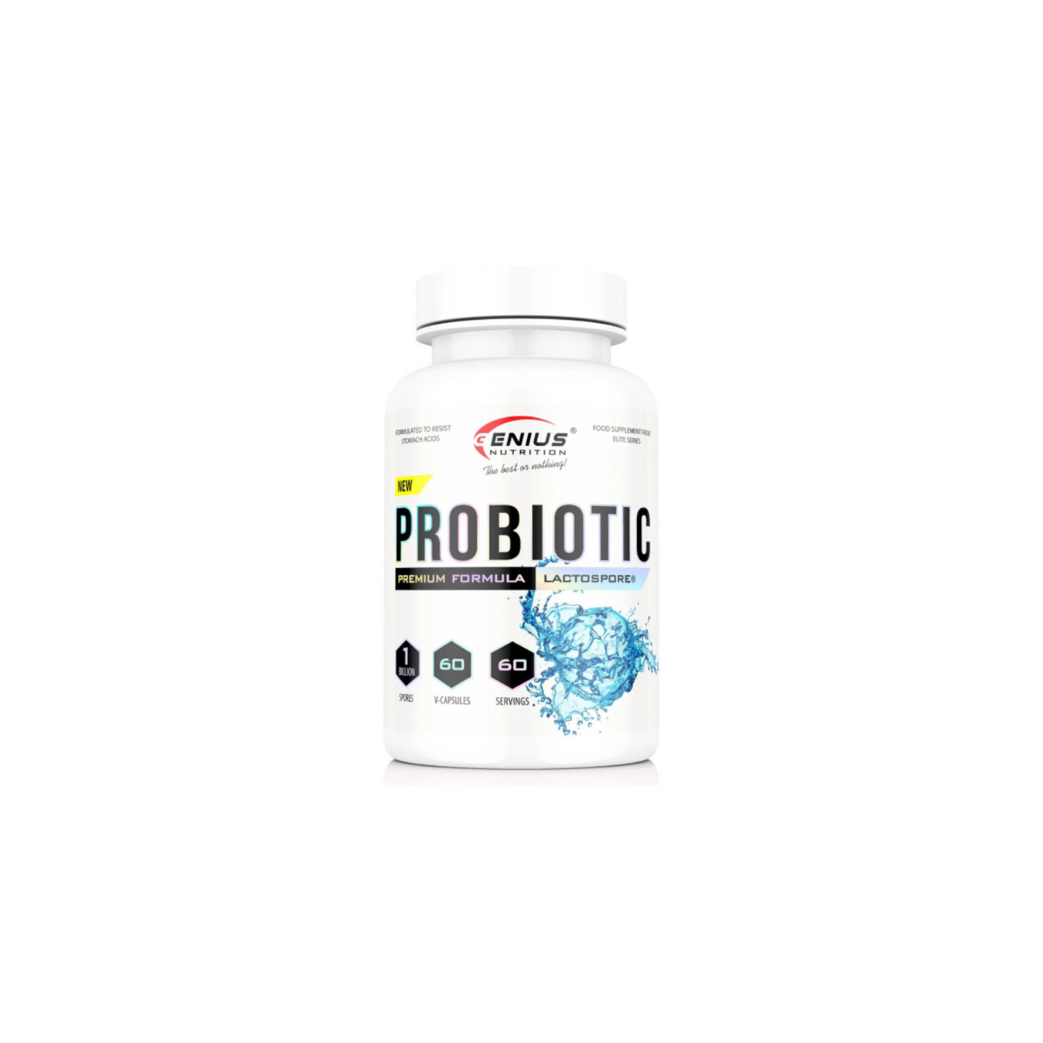 Genius Nutrition Probiotic 60 caps.