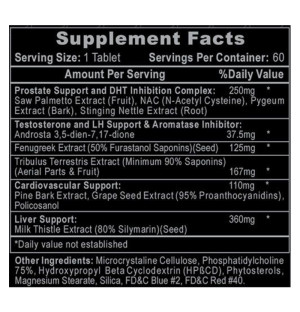 Product composition Hi-Tech Pharma Arimiplex PCT 60 caps.