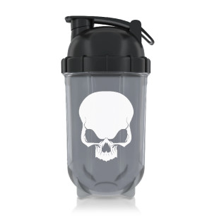 Genius Nutrition Shaker Warcry 500ml Schwarz-Transparent