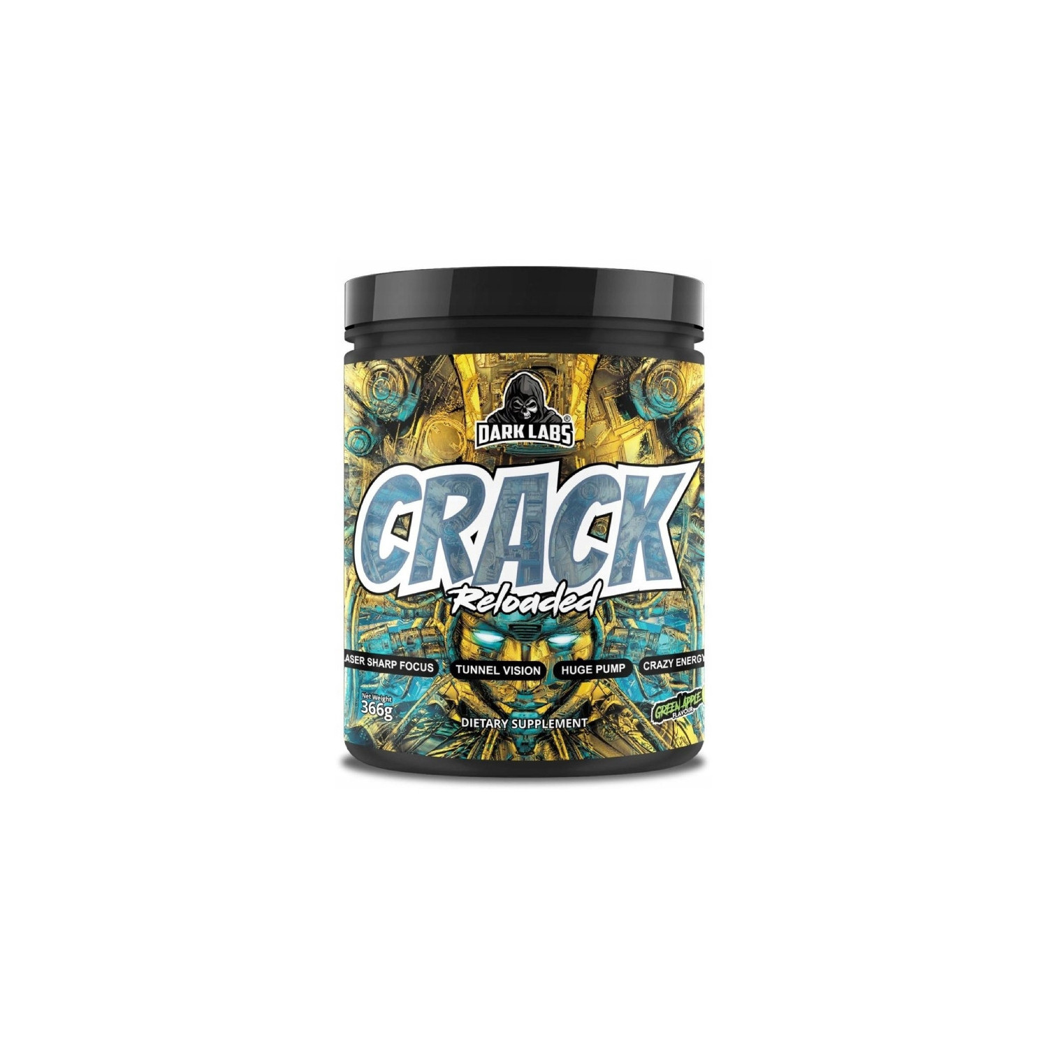 Dark Labs Crakck Reloaded 366g pre-workout supplement