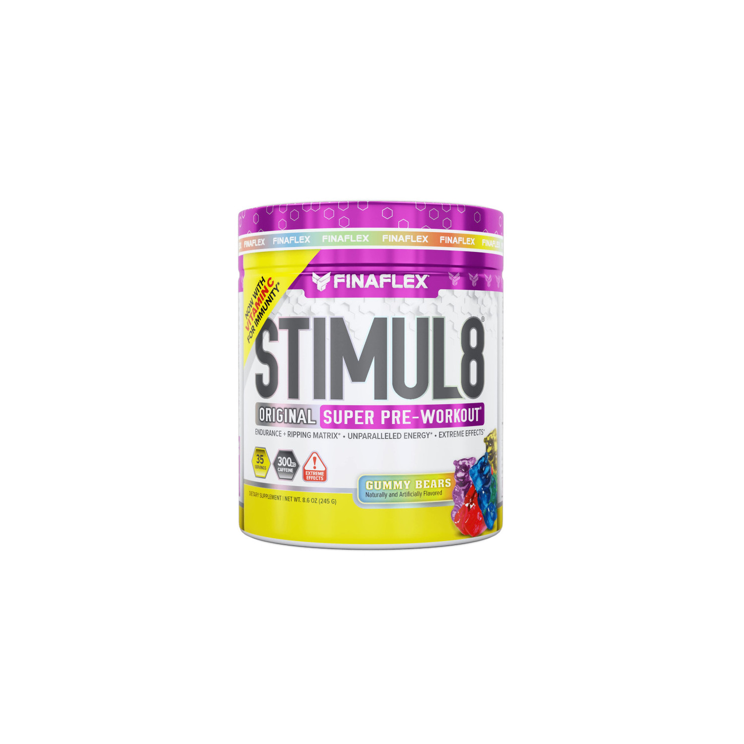 FINAFLEX STIMUL8 Original Pre-Workout 245g Bulk Burner & Pre-Workout