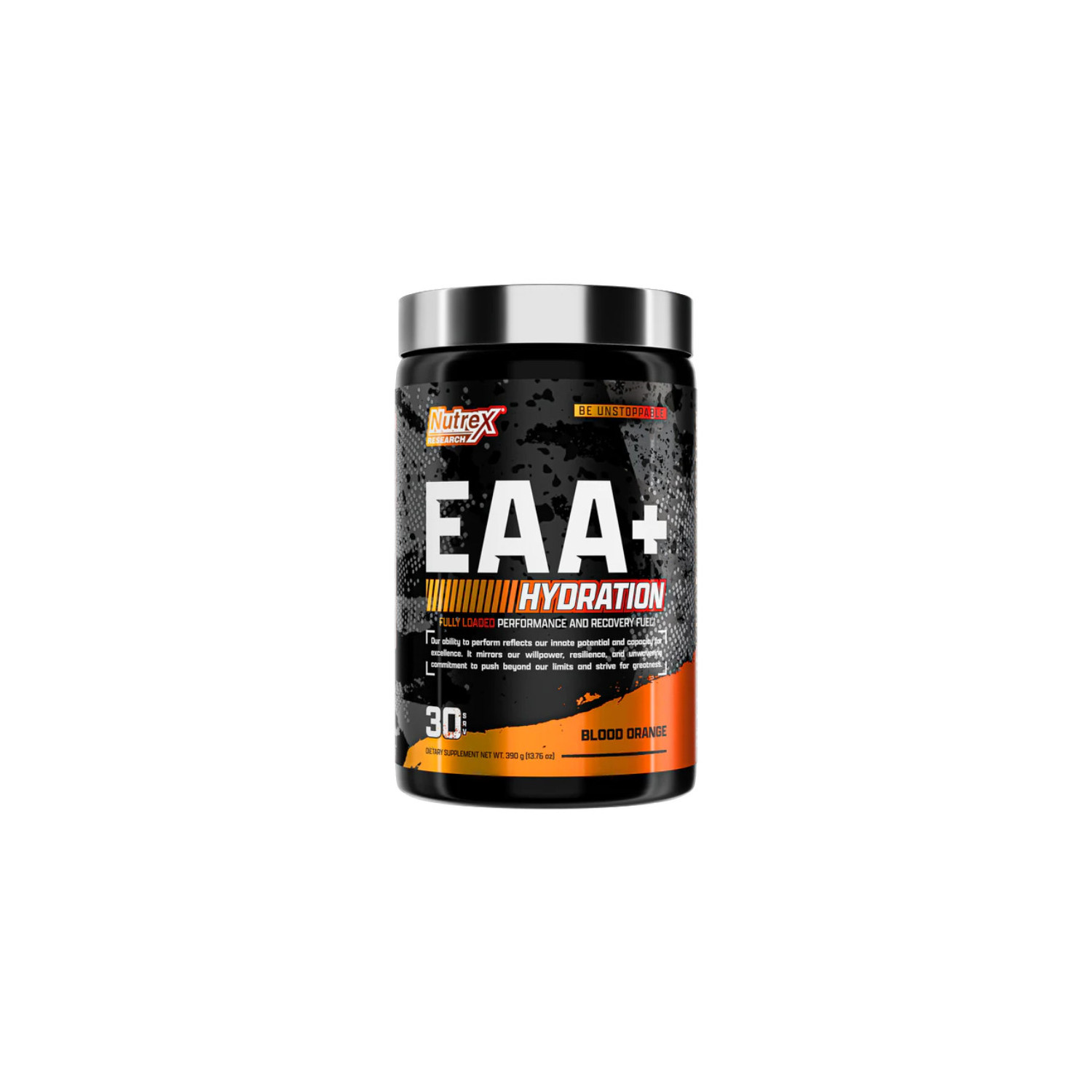 Nutrex EAA Hydration is a powdered formula that provides a complex of essential amino acids (EAA)