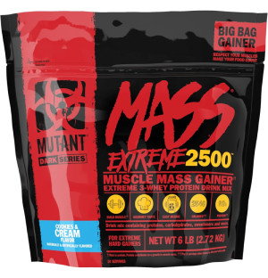 Mutant Mass Extreme 2500 2720g Nahrungsergänzungsmittel zum Aufbau von Muskelmasse