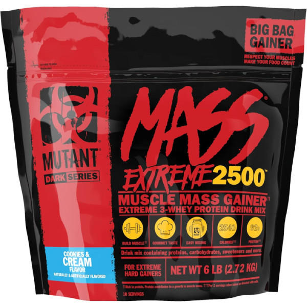 Mutant Mass Extreme 2500 2720g Nahrungsergänzungsmittel zum Aufbau von Muskelmasse