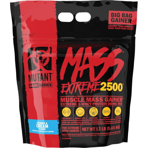 Mutant Mass Extreme 2500 5450g Ice Cream Cookies