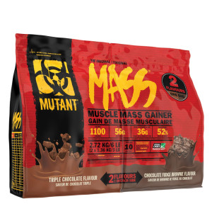 Mutant Mass 2 Flavours Triple Chocolate & Brownie 2720g