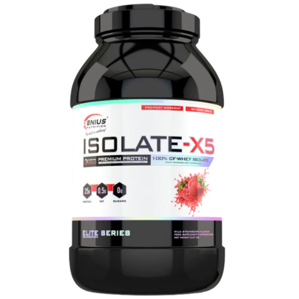 Genius Nutrition Isolate-X5 2000g Truskawka