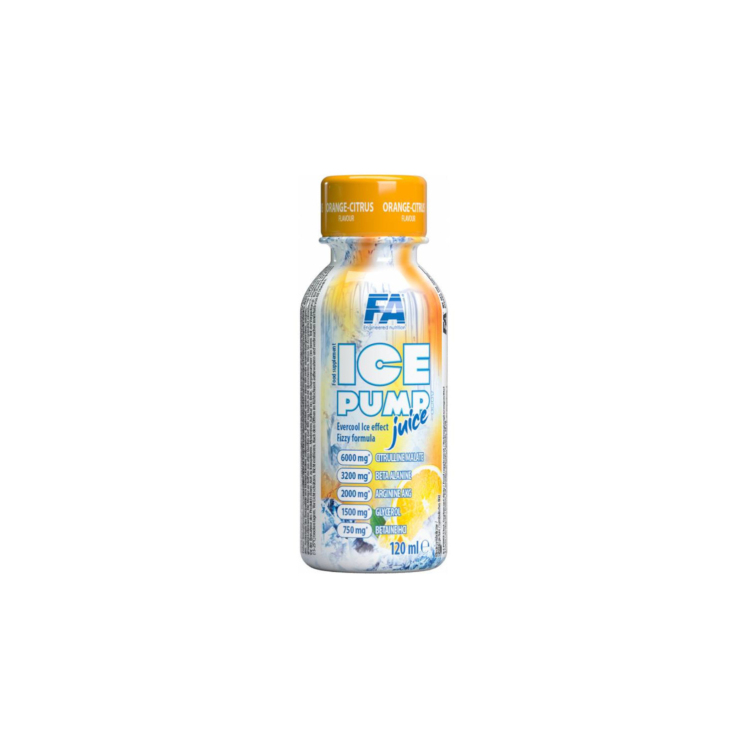 FA ICE Pump Juice Shot 120 ml Orange-Zitrus