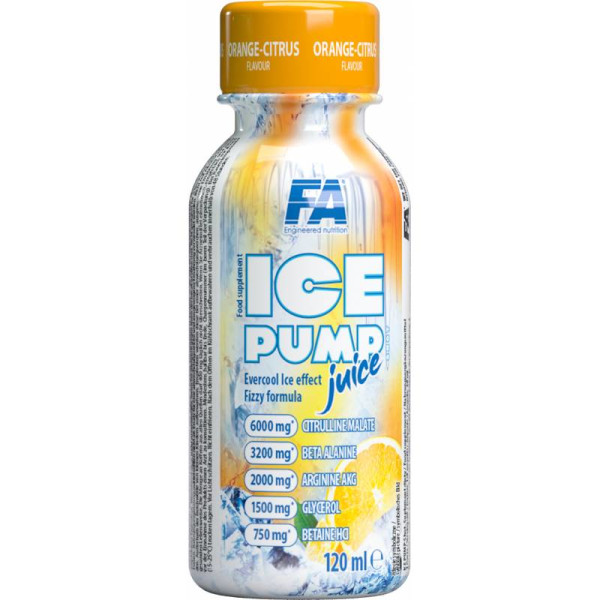 FA ICE Pump Juice Shot 120 ml Orange-Zitrus