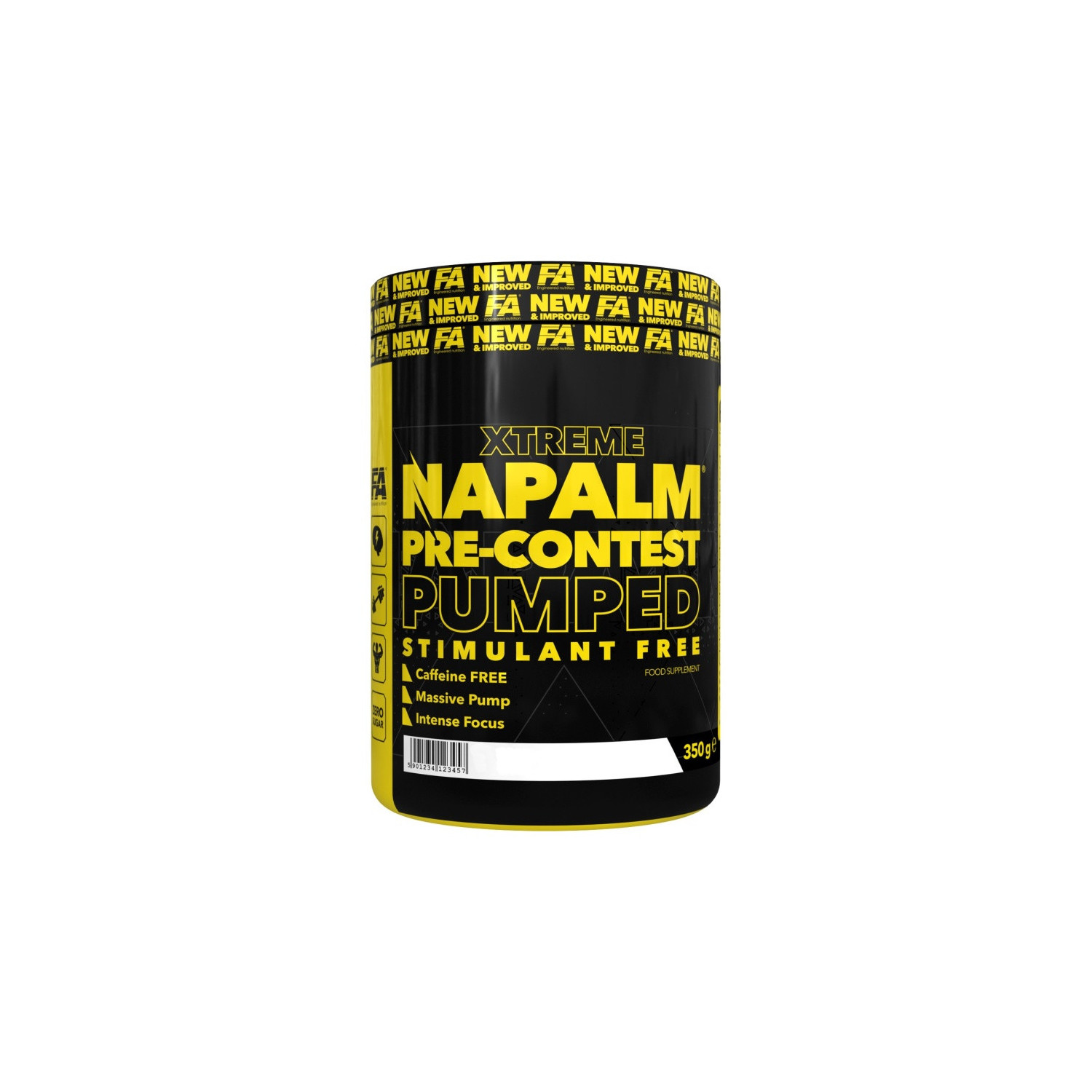 NAPALM Pre-contest pumped stimulant free 350g