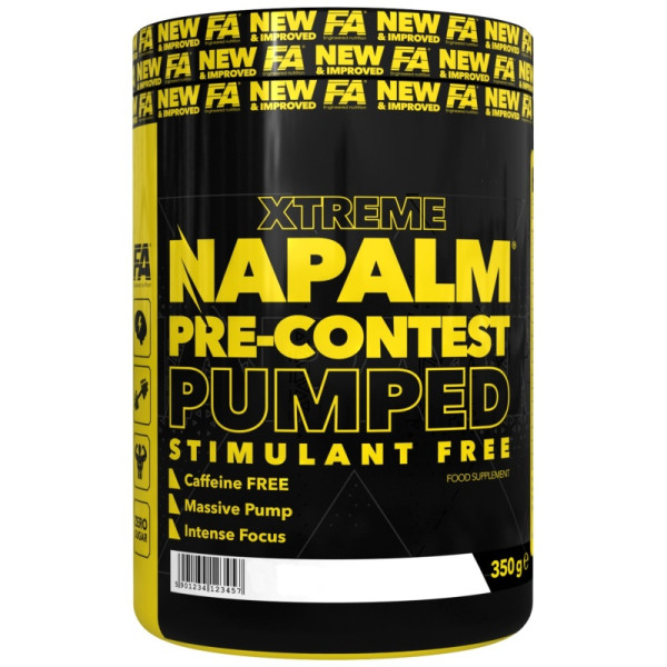 NAPALM Pre-contest pumped stimulant free 350g