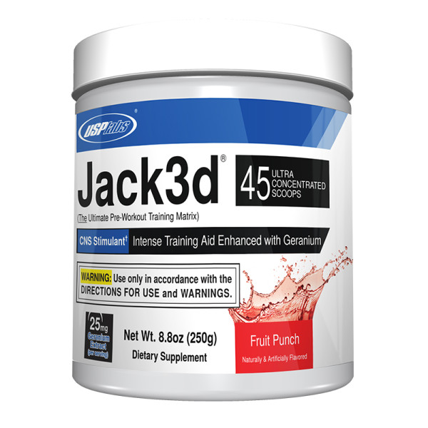 USP Labs Jack3D 250g Fruit Punch