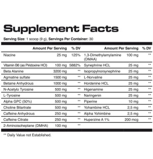 Product composition Skull Labs Angel Dust V2 270g