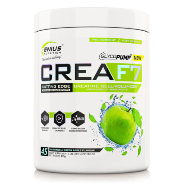 Genius Nutrition Crea F7 405g Zielone Jabłko