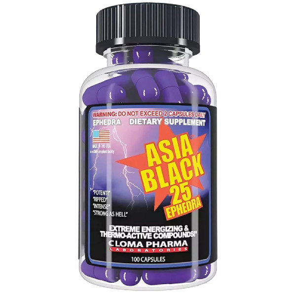 Cloma Asia Black - 100 caps.