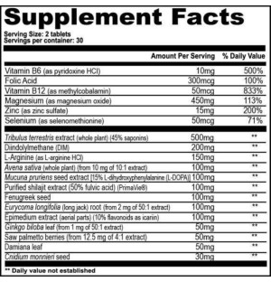 Product composition GAT Sport TESTROL Gold 60 caps.