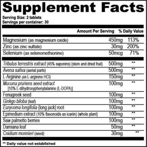 Product composition GAT Sport TESTROL ORIGINAL 60 caps.