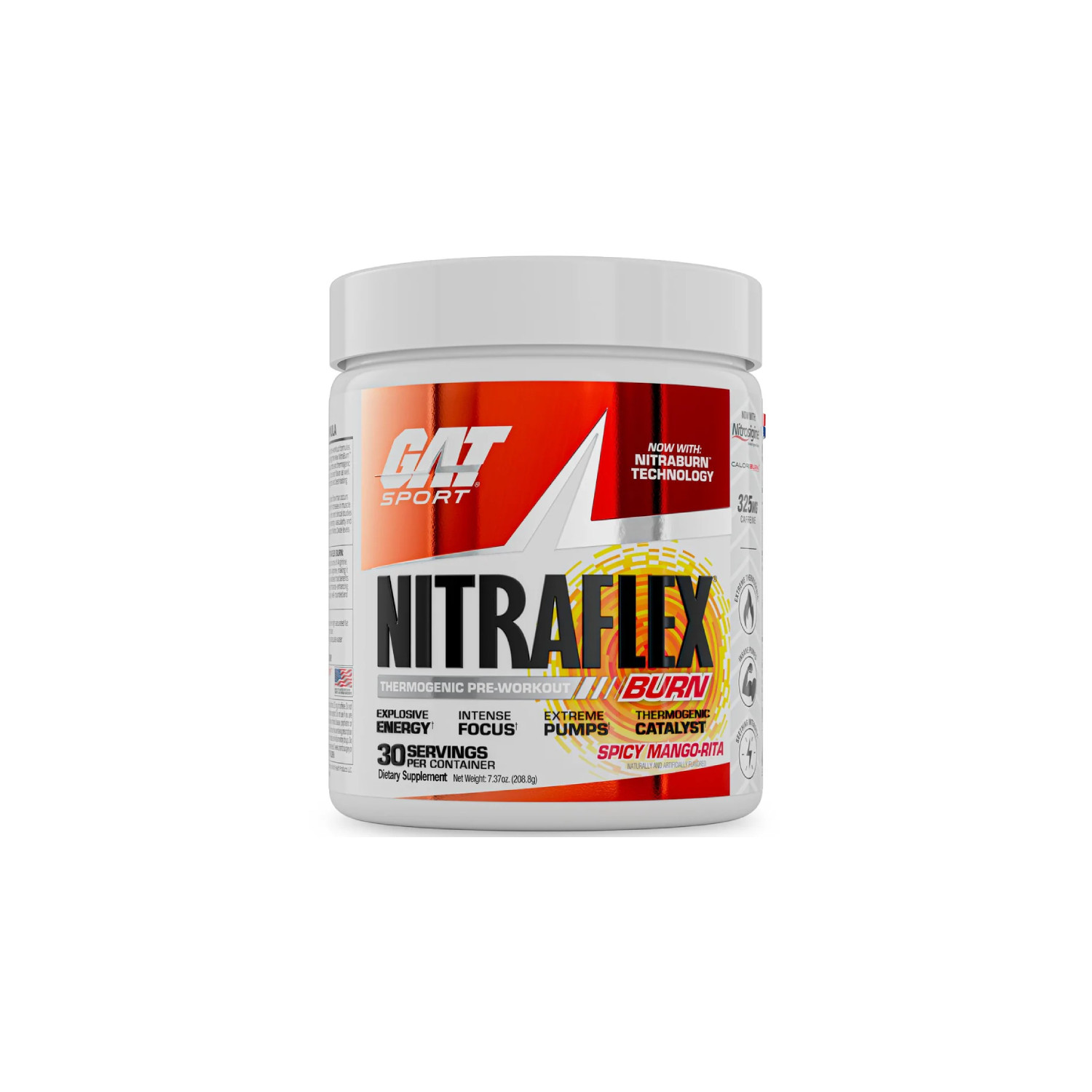 GAT Sport NITRAFLEX Burn 215g Spicy Mango-Rita