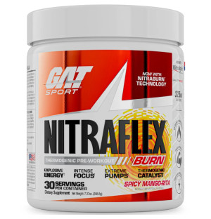 GAT Sport NITRAFLEX Burn 215g Spicy Mango-Rita