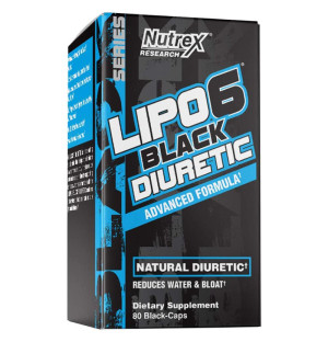 Nutrex Lipo6 Black Diuretic 80 caps.