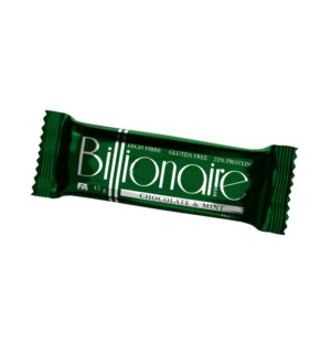 BILLIONAIRE BAR 45g Milk chocolate and mint