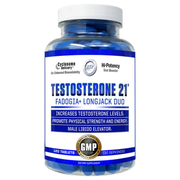 Hi-Tech Pharma Testosterone 21 120 caps.