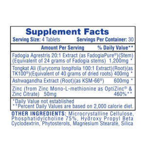 Product composition Hi-Tech Pharma Testosterone 21 120 caps.