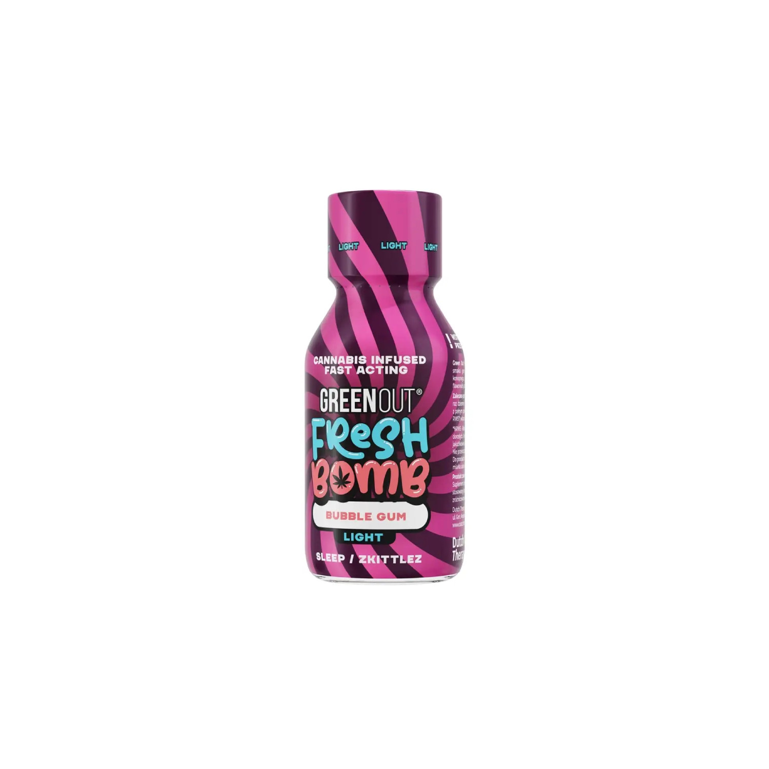 DT Green Out Fresh Bomb Light 100ml Bubble Gum