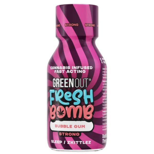 DT Green Out Fresh Bomb Strong 100ml Bubble Gum