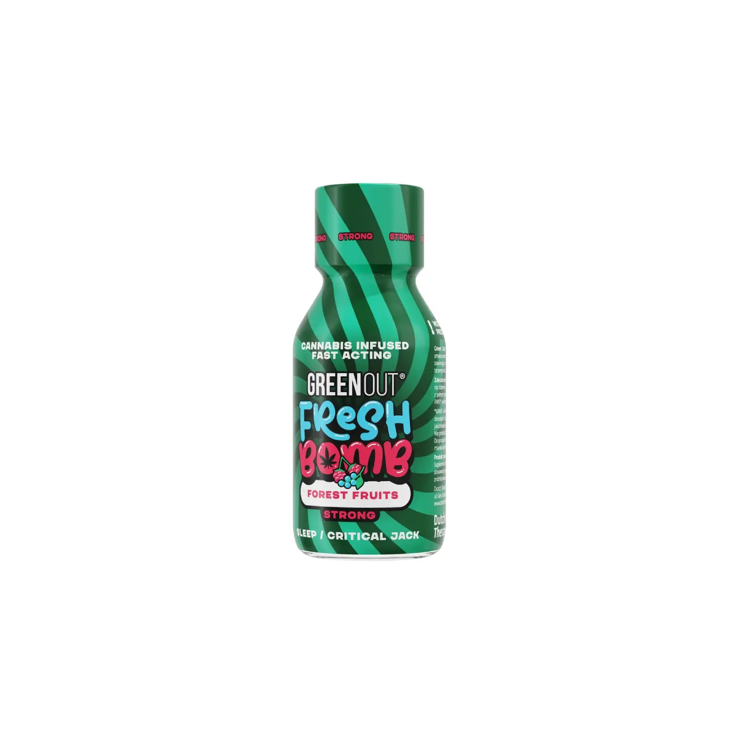 DT Green Out Fresh Bomb Strong 100ml Owoce Leśne