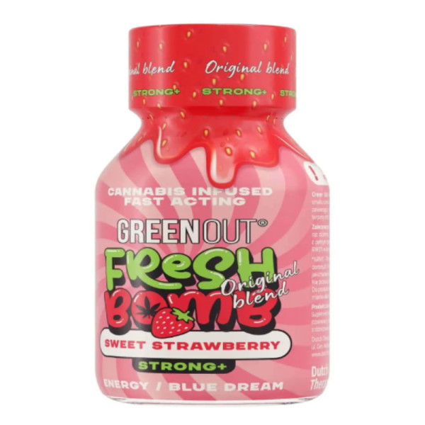 DT Green Out Fresh Bomb Mini Strong+ 30ml Erdbeere