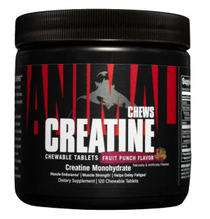 Universal Animal Creatine Chews 120 caps. fruit punch