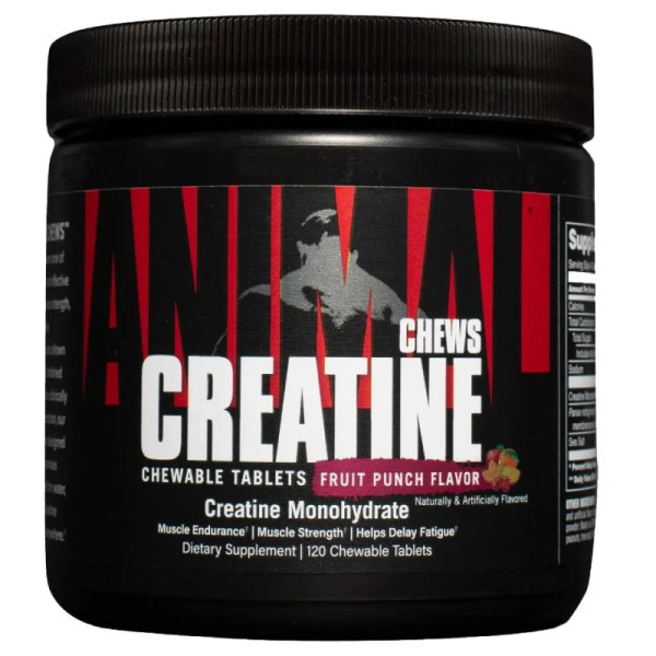 Universal Animal Creatine Chews 120 caps. fruit punch