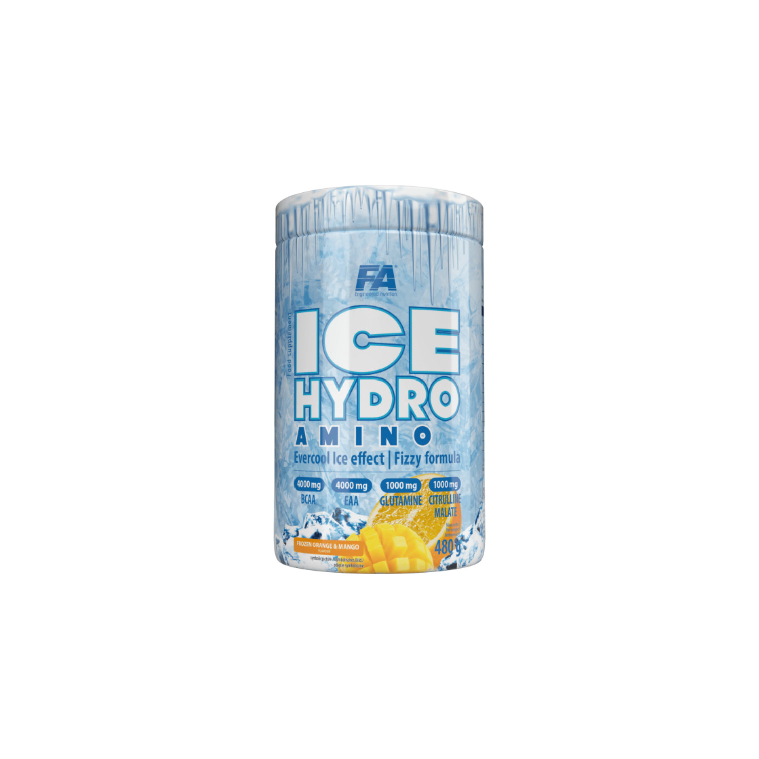 FA ICE Hydro Amino 480g orange-mango