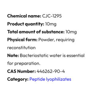 Ausführliche Informationen Powerock Pharma CJC-1295 10mg