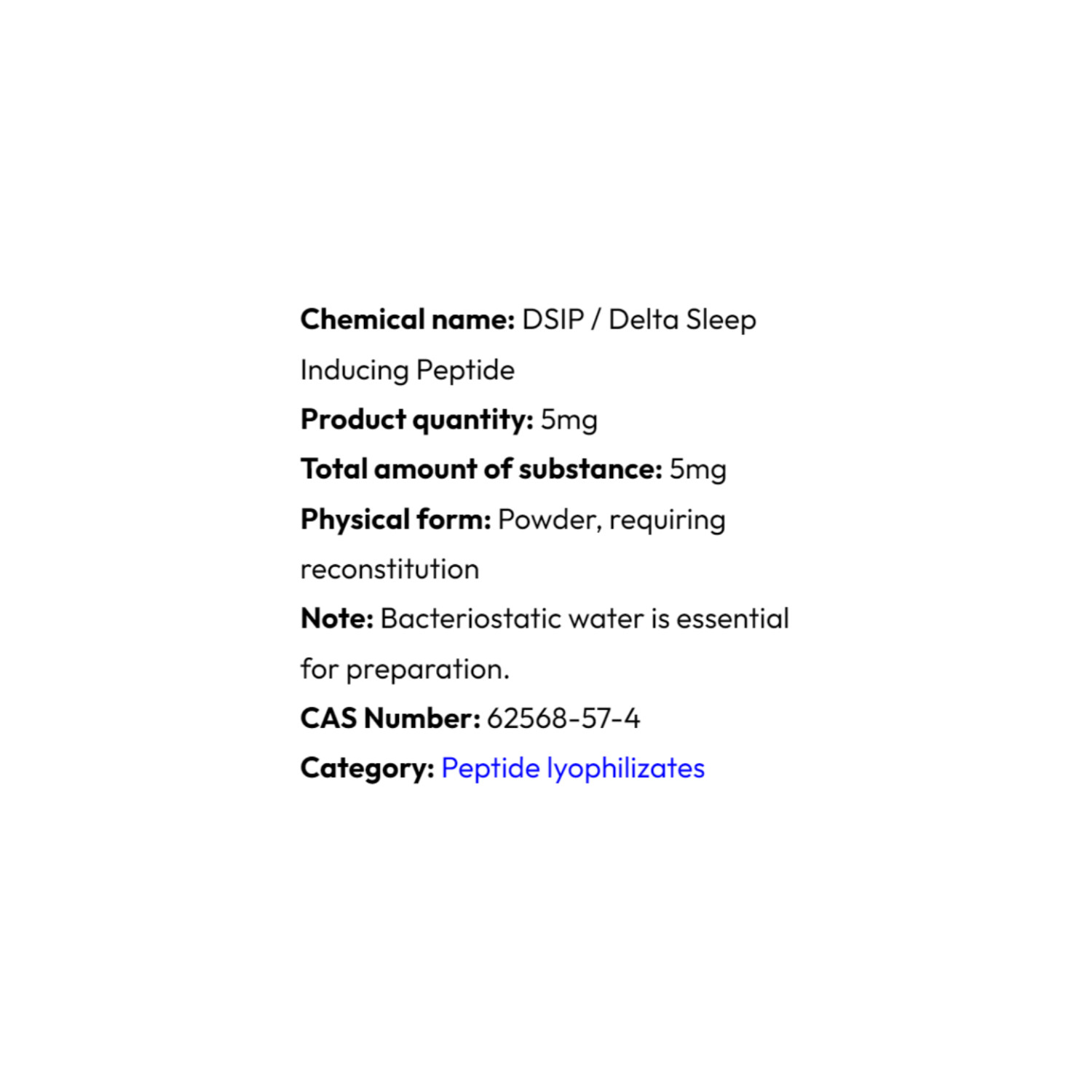 dsip dosage for sleep DSIP PEPTIDE 2MG/5MG VIAL – UMBRELLA Labs main image 1