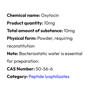 Ausführliche Informationen Powerock Pharma OXYTOCIN 10mg