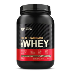 ON 100% Whey Gold Standard 907g chocolate with nuts