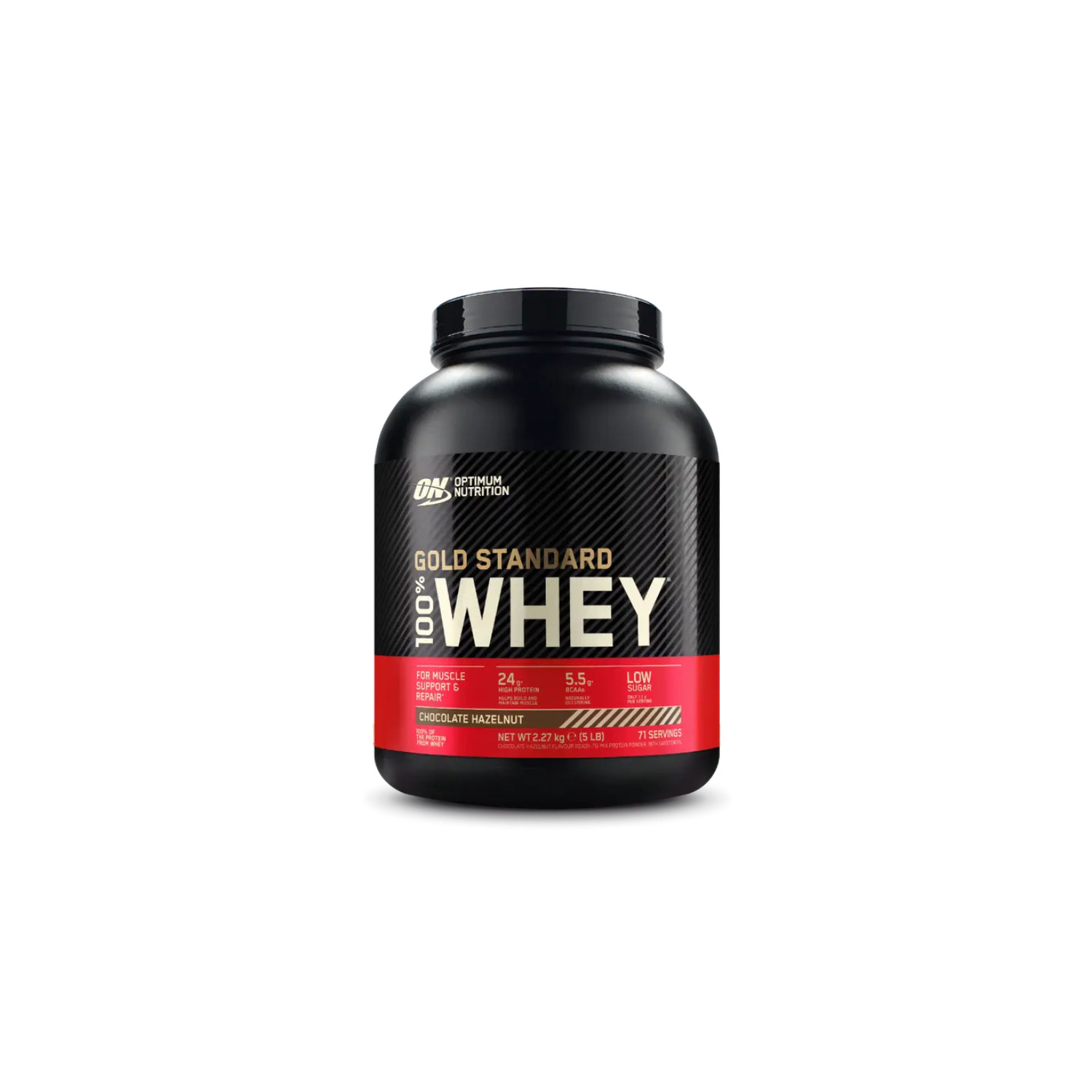 ON 100% Whey Gold Standard 2280g Schokolade mit Nüssen