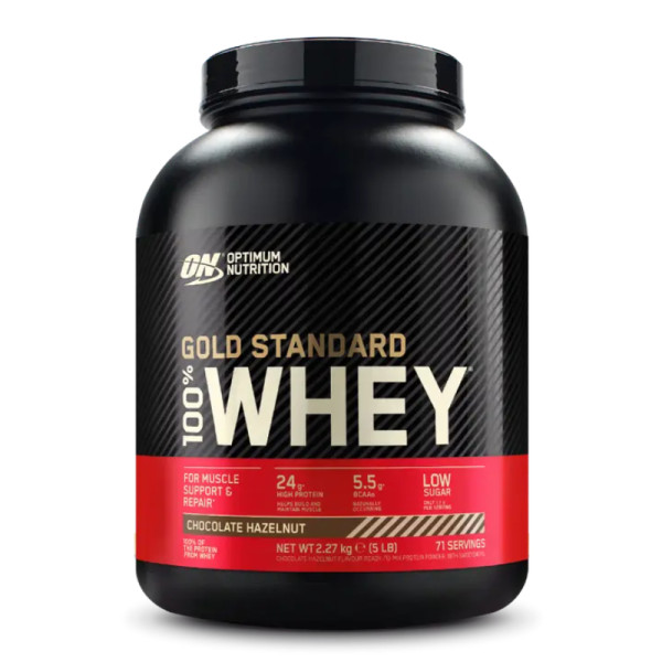 ON 100% Whey Gold Standard 2280g Schokolade mit Nüssen