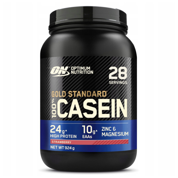 Optimum Nutrition 100% Gold Standard Casein 910g truskawka