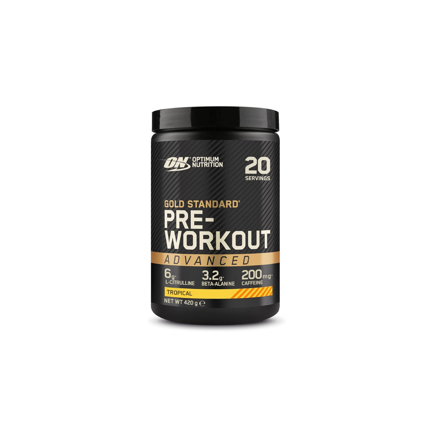 ON Gold Standard PreWorkout ADVANCED 420g tropikalny