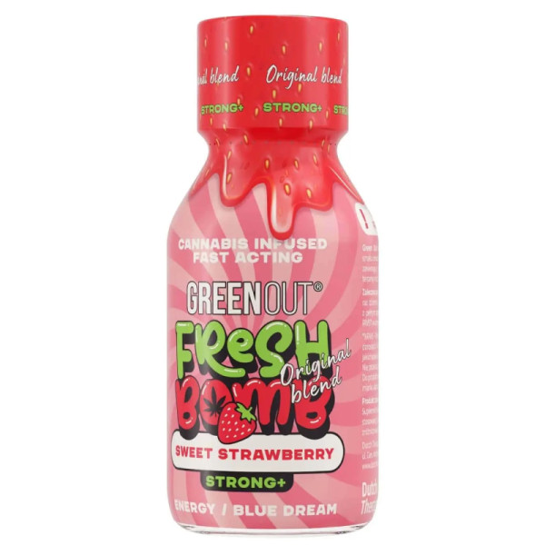 DT Green Out Fresh Bomb Strong+ 100ml Truskawka